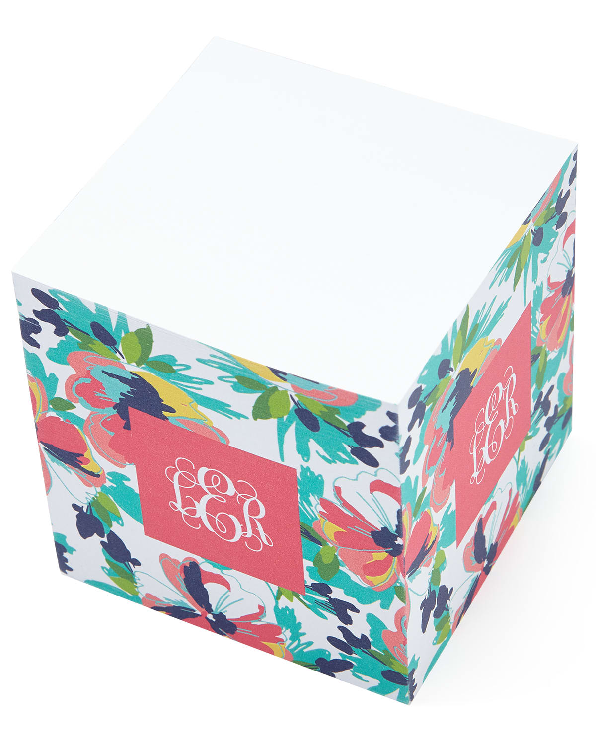 Image Carrie Floral Memo Cube