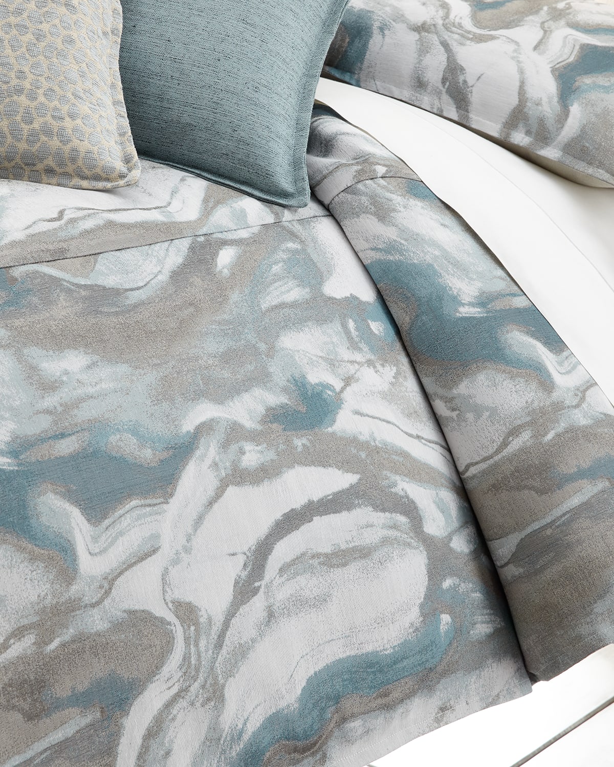 Image Isabella Collection by Kathy Fielder Queen Caspin Marbled Duvet Cover