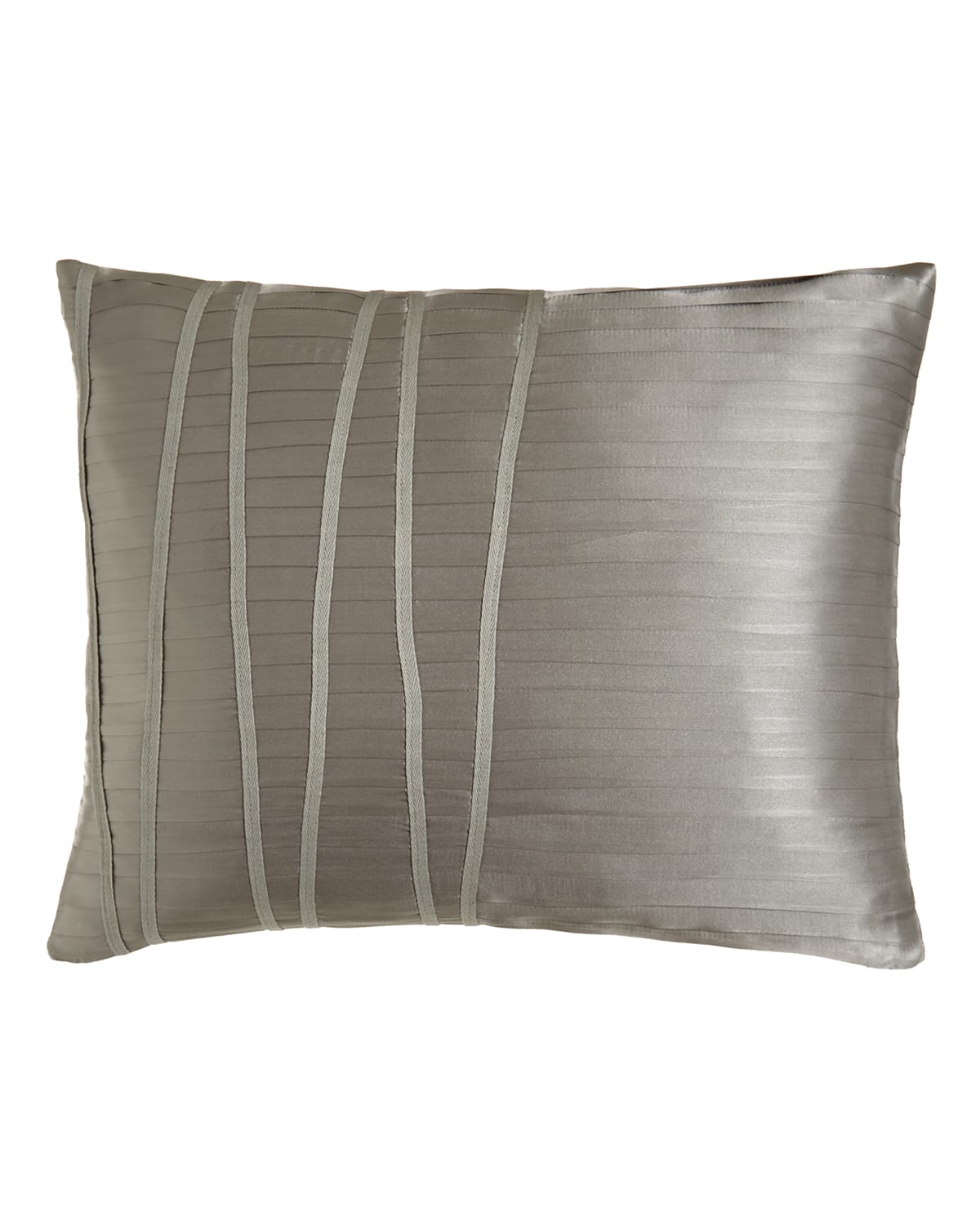 Image Donna Karan Home Reflection Pleated Pillow, 16" x 20"