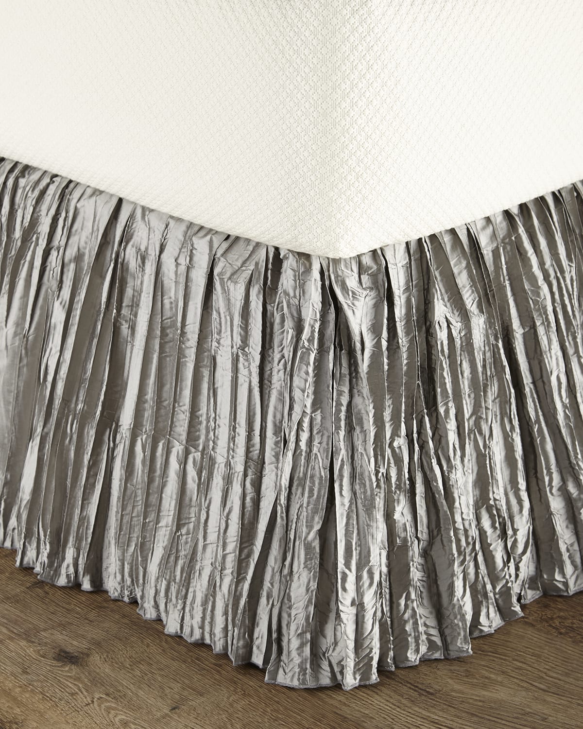 Image Dian Austin Couture Home King Penthouse Suite Crushed Silk Dust Skirt