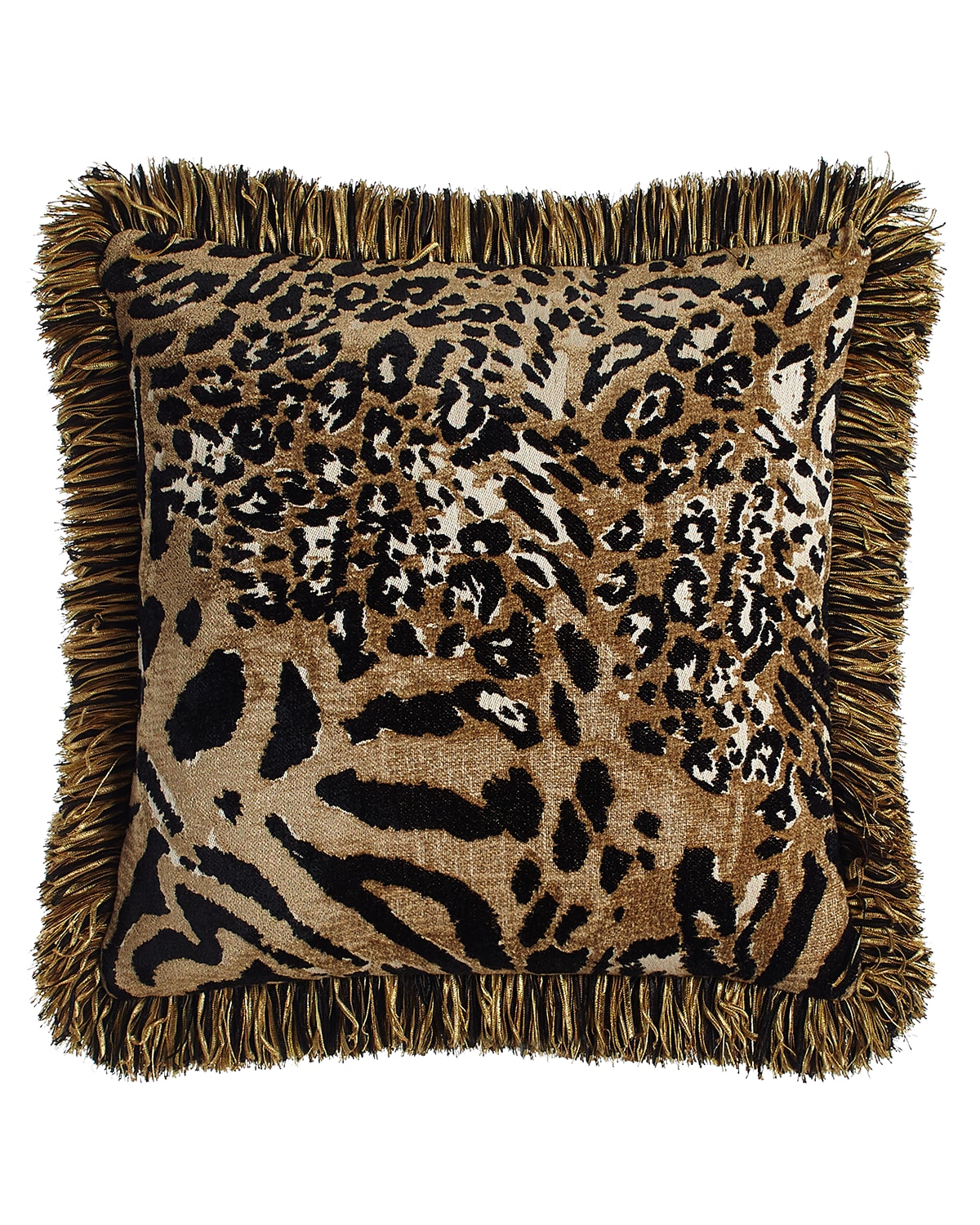 Image Sweet Dreams Reversible Madagascar Pillow with Fringe, 18"Sq.