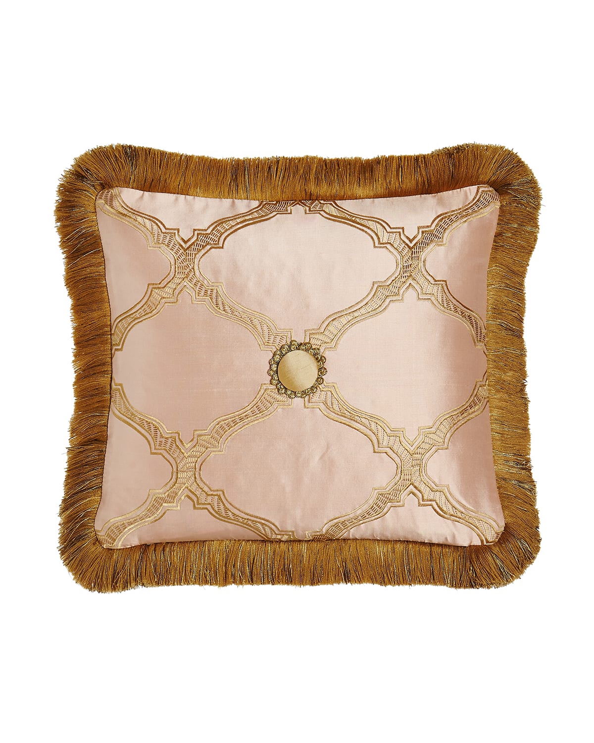 Image Sweet Dreams Versailles Reversible Pillow with Fringe, 15" x 14"