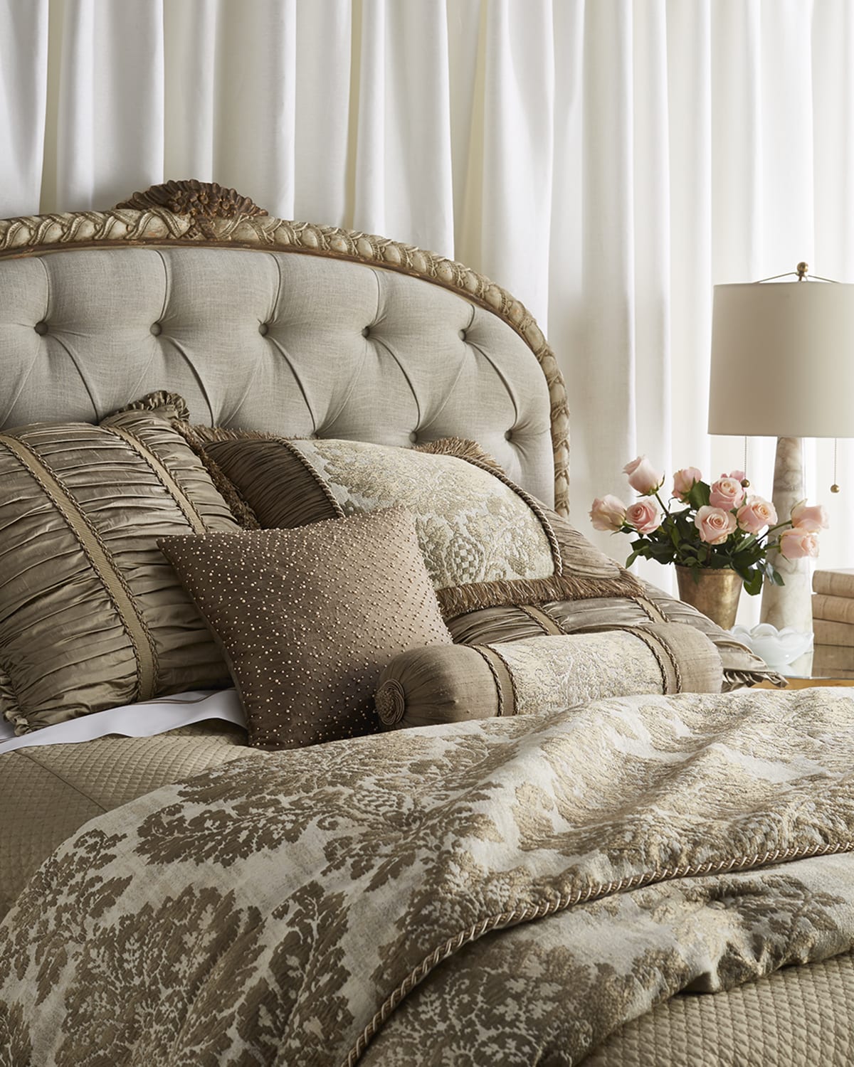 Image Austin Horn Collection King Vienna Quilted Coverlet