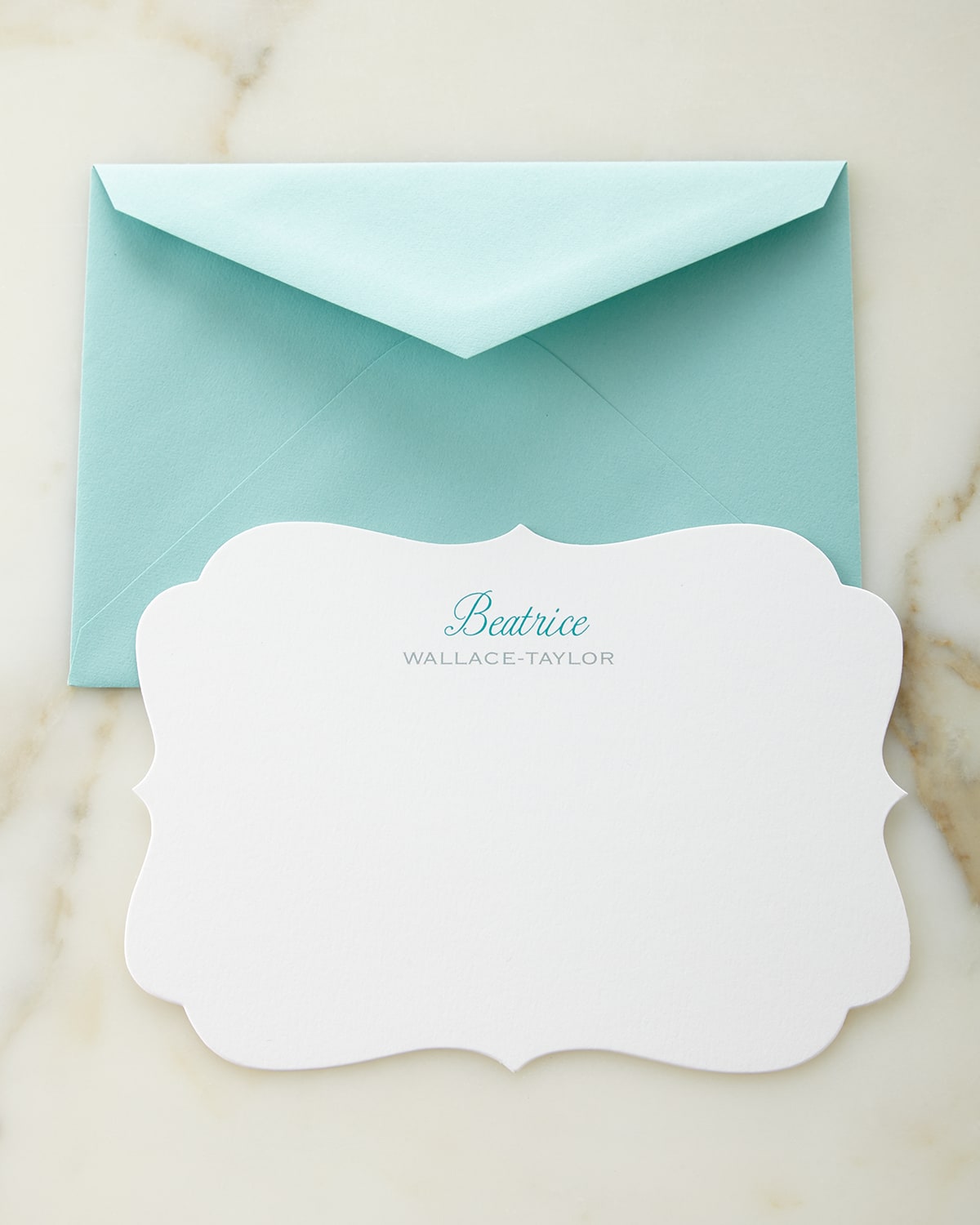 Image Carlson Craft Crest Personalized Cards with Plain Envelopes
