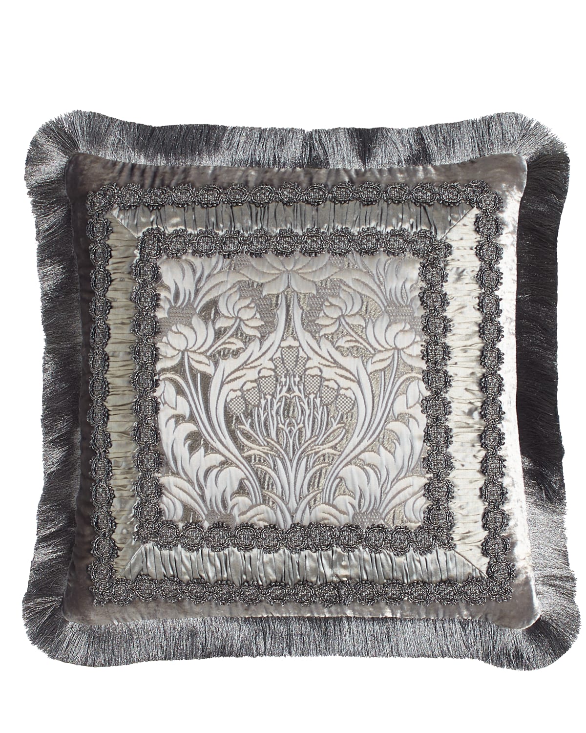 Image Dian Austin Couture Home Aviana Pillow, 19"Sq.