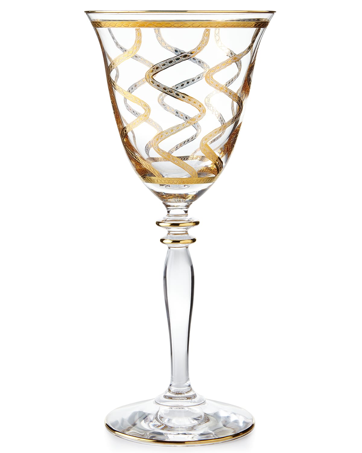 Image Vietri Elegant Swirl Wine Glass