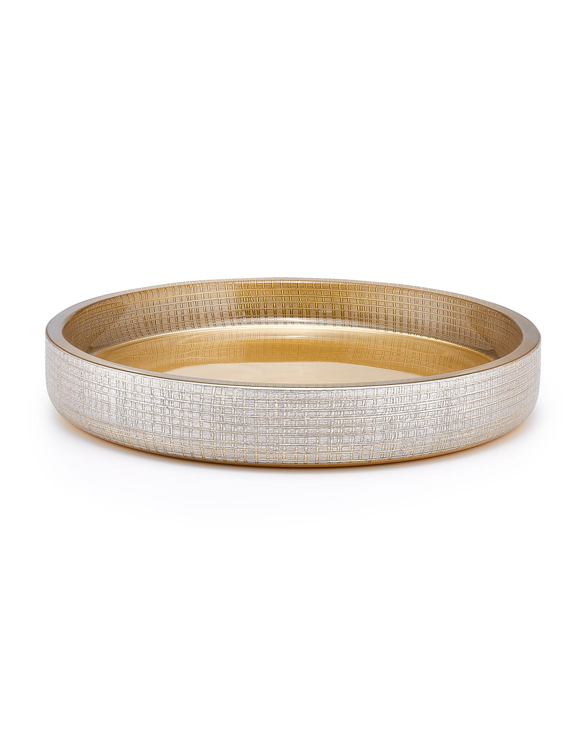 Image Labrazel Woven Silver/Gold Tray