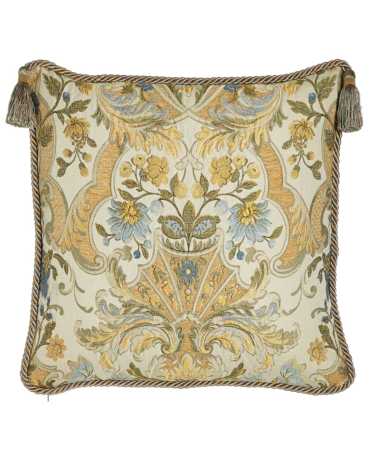 Image Austin Horn Collection Manor Pillow with Tassels, 20"Sq.