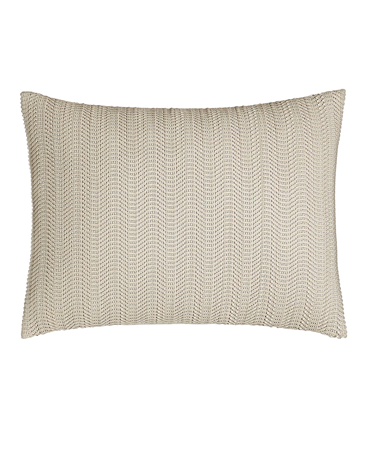 Image Donna Karan Home Moonscape Faux-Leather Pillow, 12" x 16"