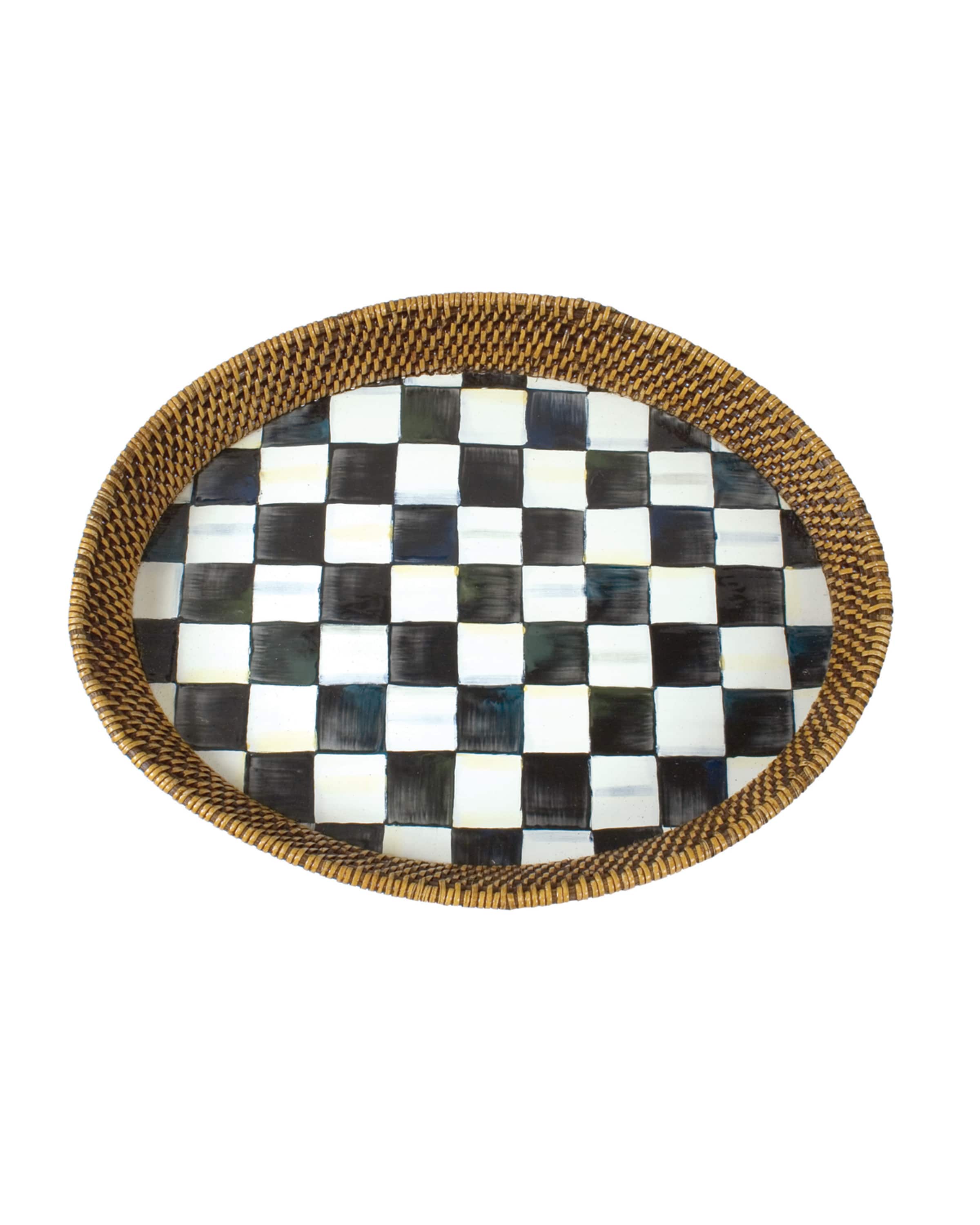 MacKenzie-Childs Courtly Check Tray