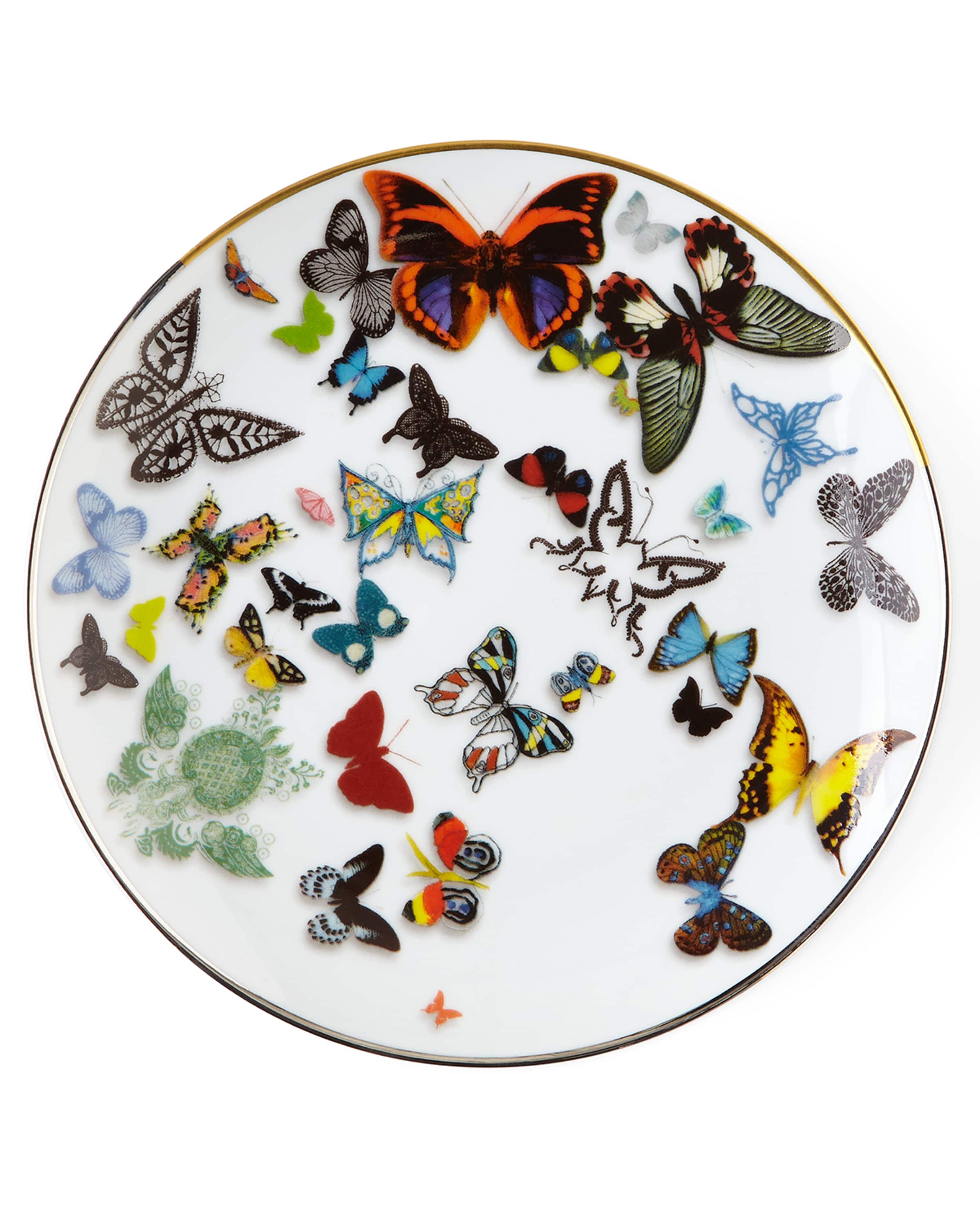 Christian Lacroix Butterfly Parade Dessert Plate