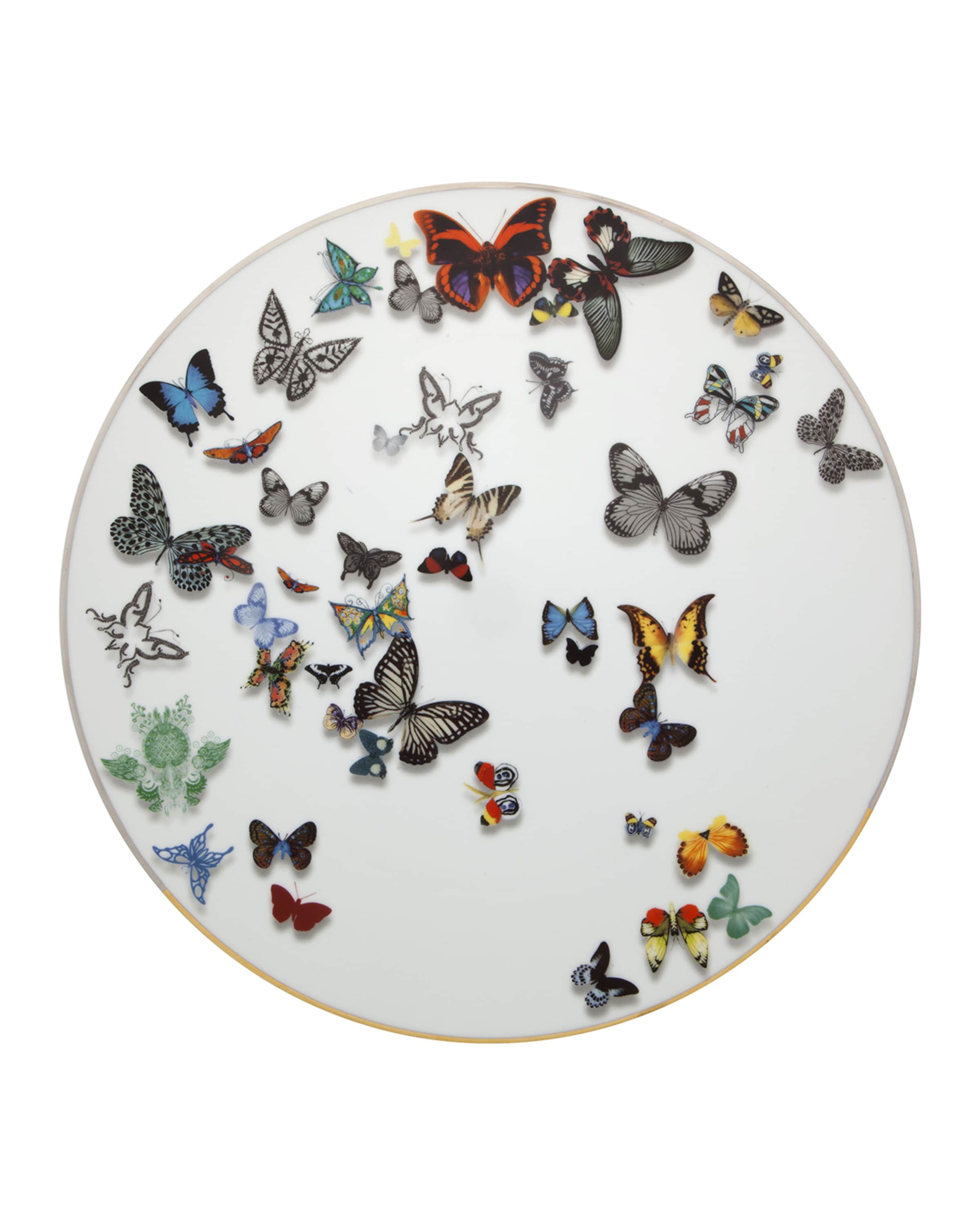 Christian LaCroix X Vista Alegre Butterfly Parade Charger Plate