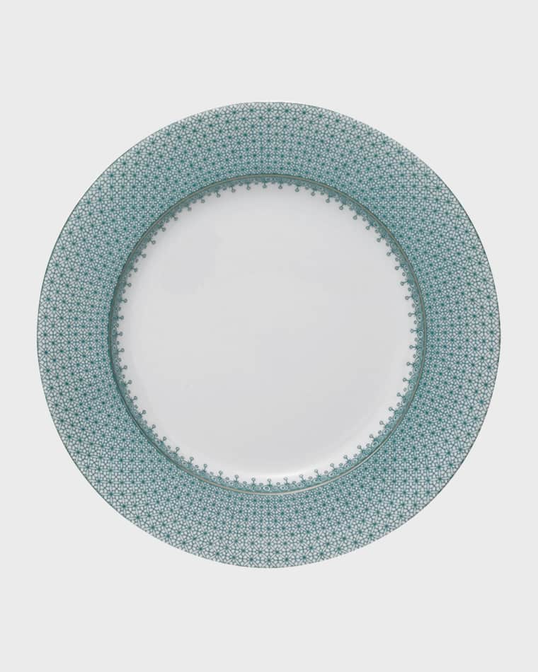 Mottahedeh Green Lace Dinner Plate