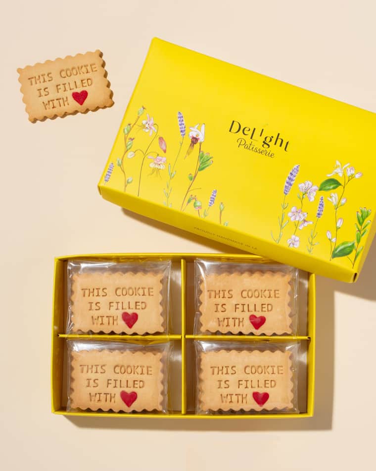 Delight Patisserie Filled With Love Shortbread Cookies
