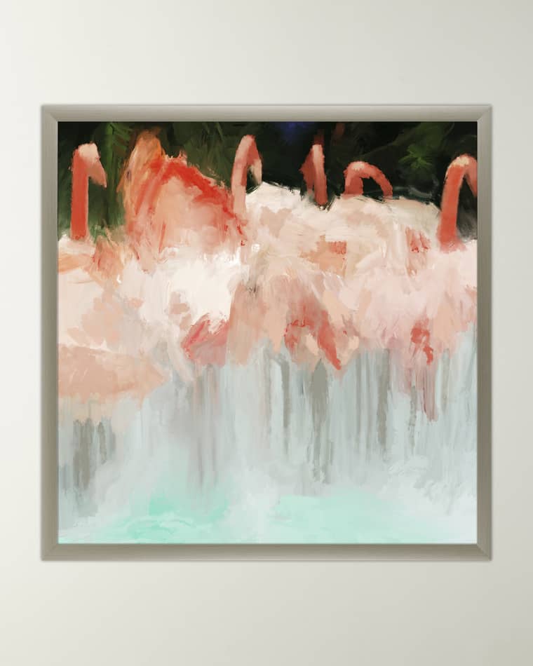 "Flamingo Dance" Giclee