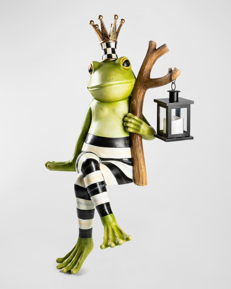 MacKenzie-Childs Fergal the Frog with Lantern
