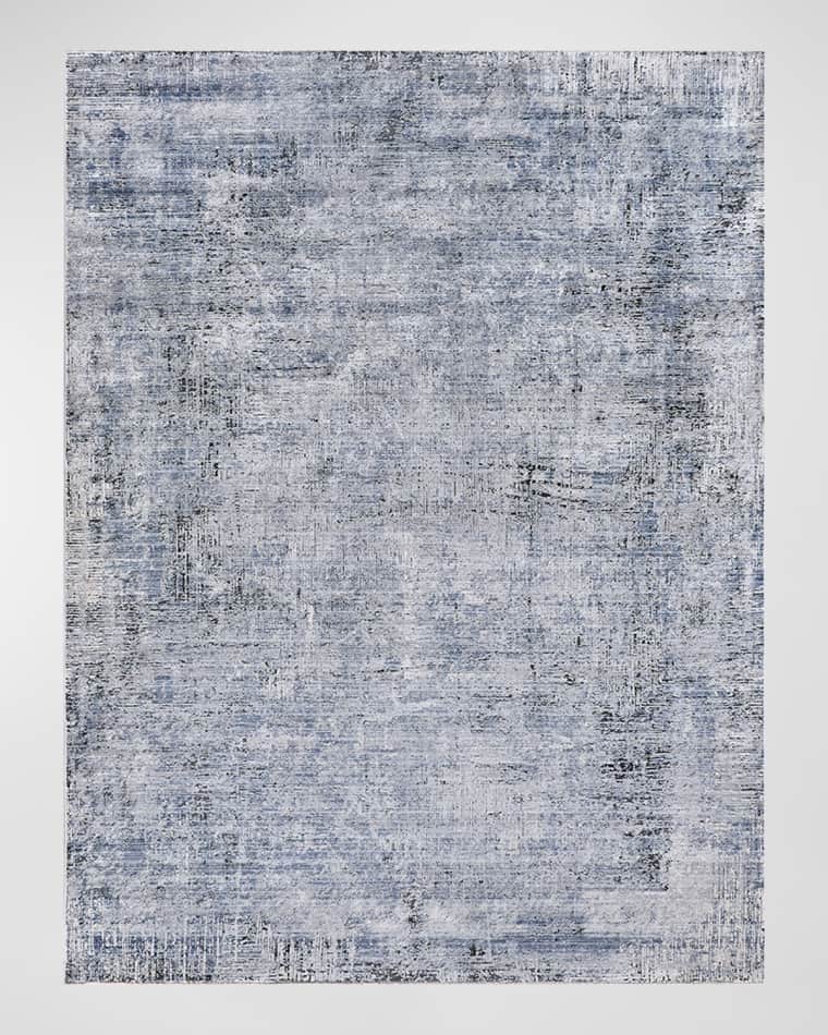 Exquisite Rugs Intrigue Power-Loomed Blue & Gray Rug, 9' x 12' Intrigue Power-Loomed Blue & Gray Rug, 8' x 10'
