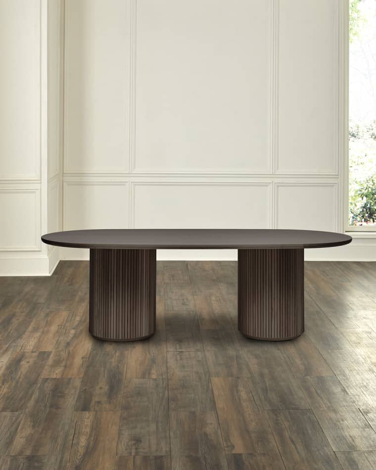 Interlude Home Laurel 94" Oval Dining Table