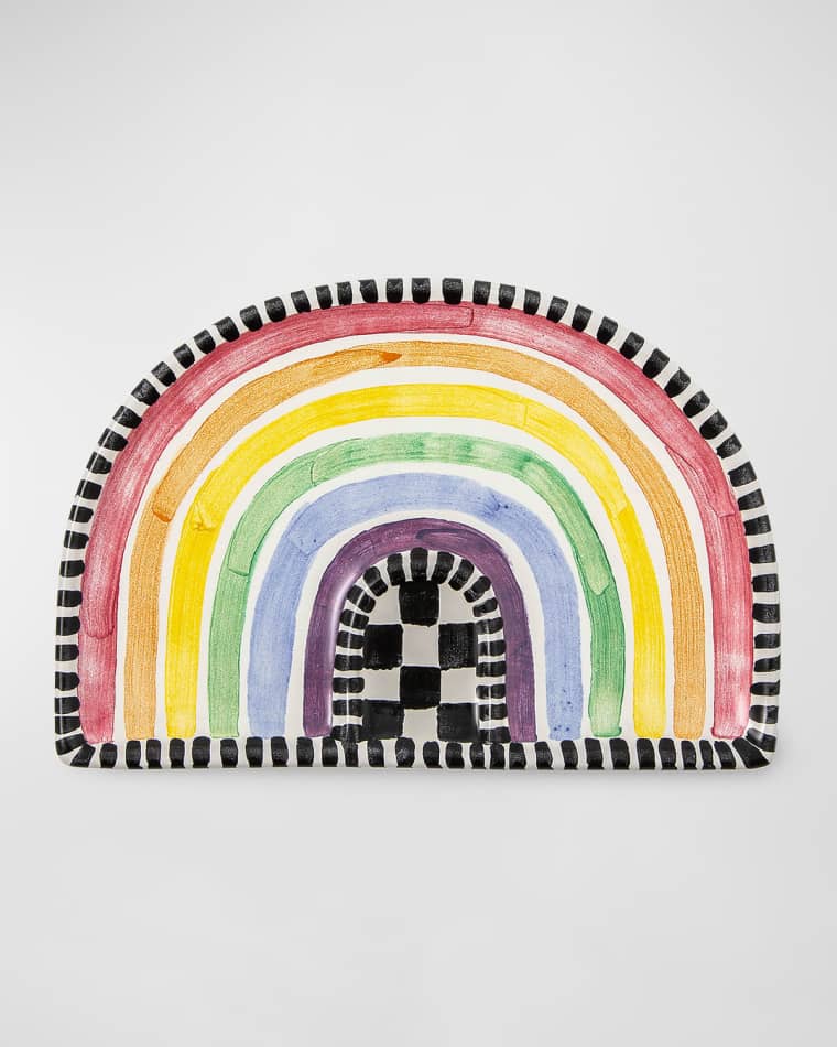 MacKenzie-Childs Rainbow Plate