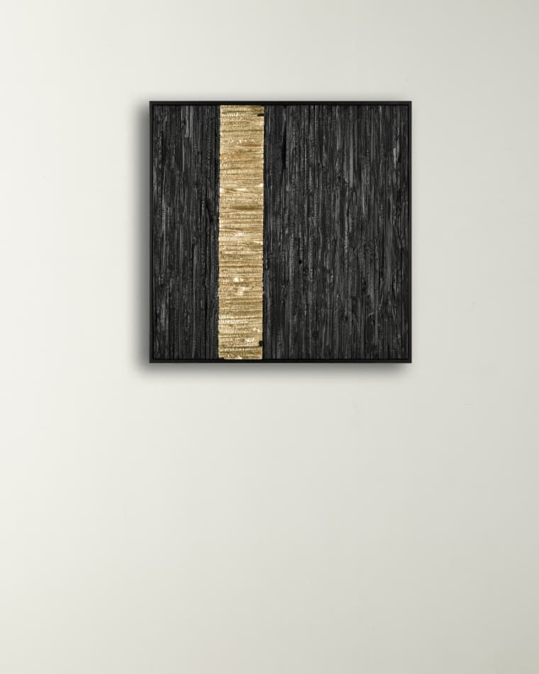 Striped Dimensional Wood Wall Art