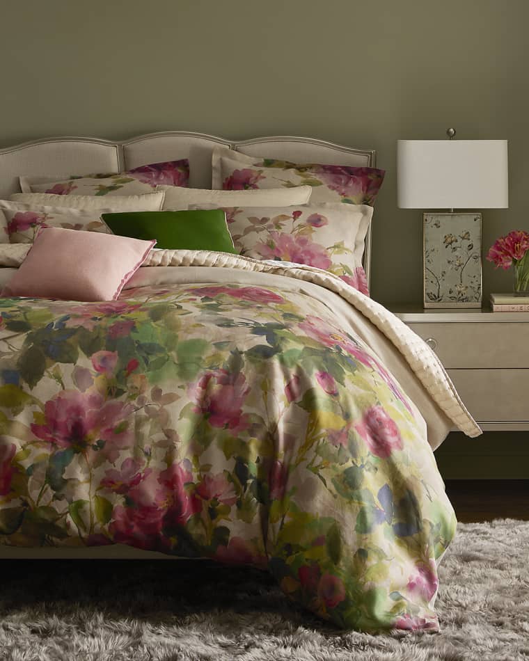 Designers Guild Chenevard Natural and Chalk Large Quilt