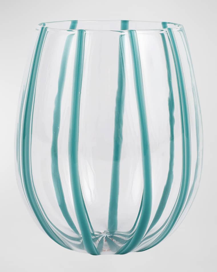 Vietri Nuovo Stripe Stemless Wine Glass