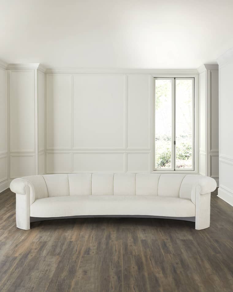 Haute House Colette Chenille Sofa, 125"