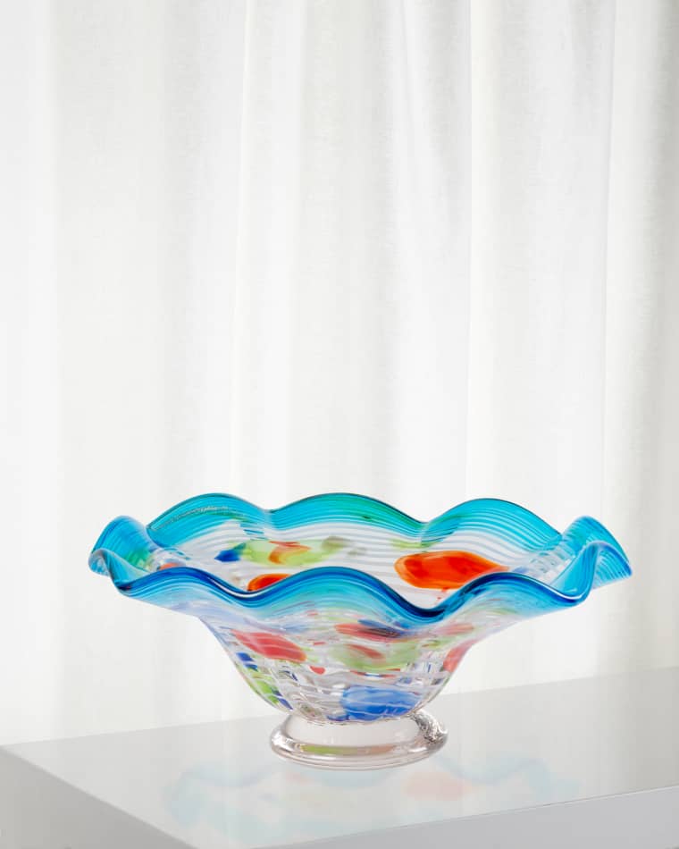 Dale Tiffany Villa Newport Art Glass Bowl