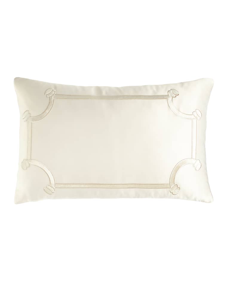 Lili Alessandra Oblong Vendome Pillow, 14" x 22"