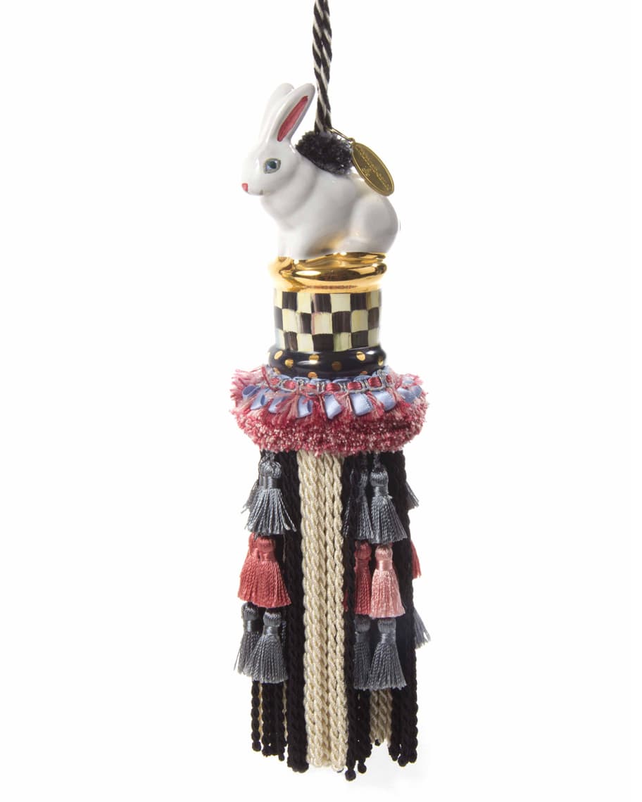 Image 1 of 1: Courtly Check Rabbit Tassel