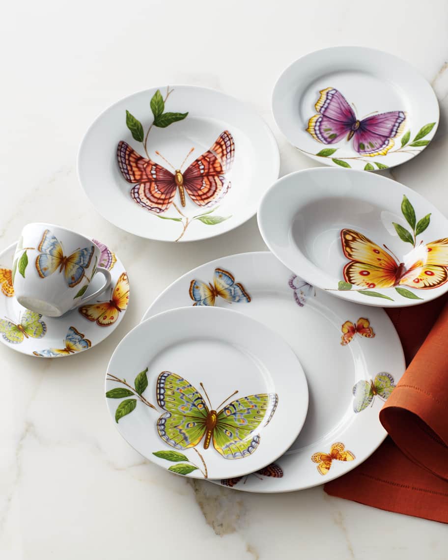 Image 3 of 6: 20-Piece Butterfly Dinnerware Set