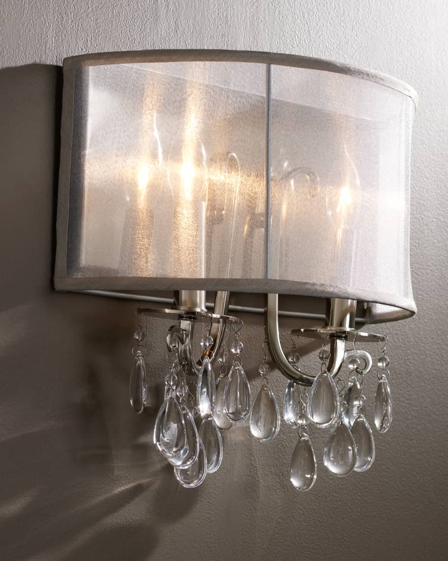 Image 1 of 1: Shaded Chandelier Sconce