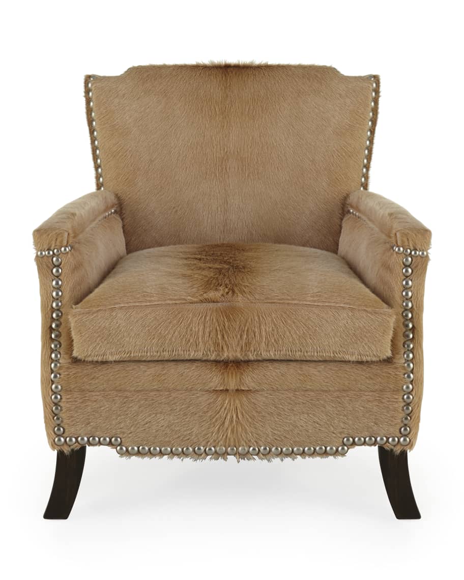 Image 3 of 5: Emmit Hairhide Chair