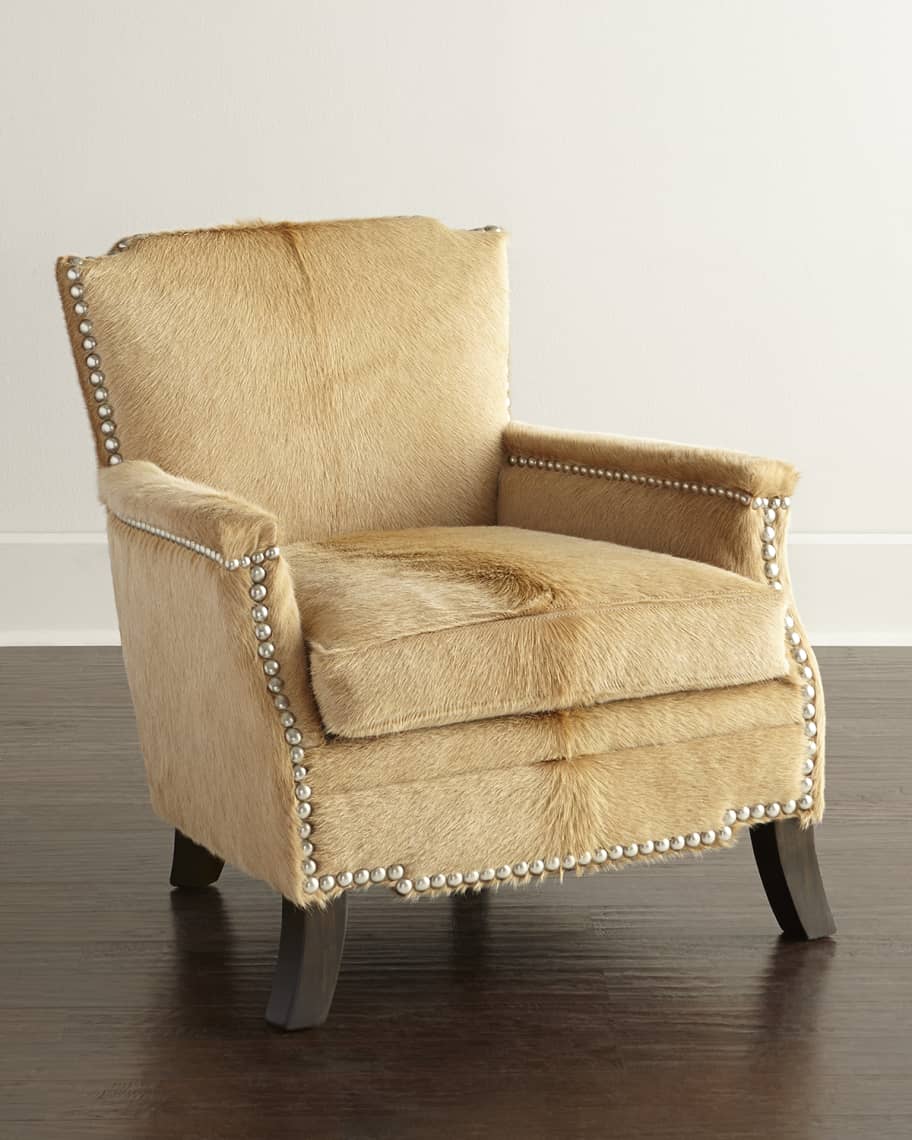 Image 1 of 5: Emmit Hairhide Chair