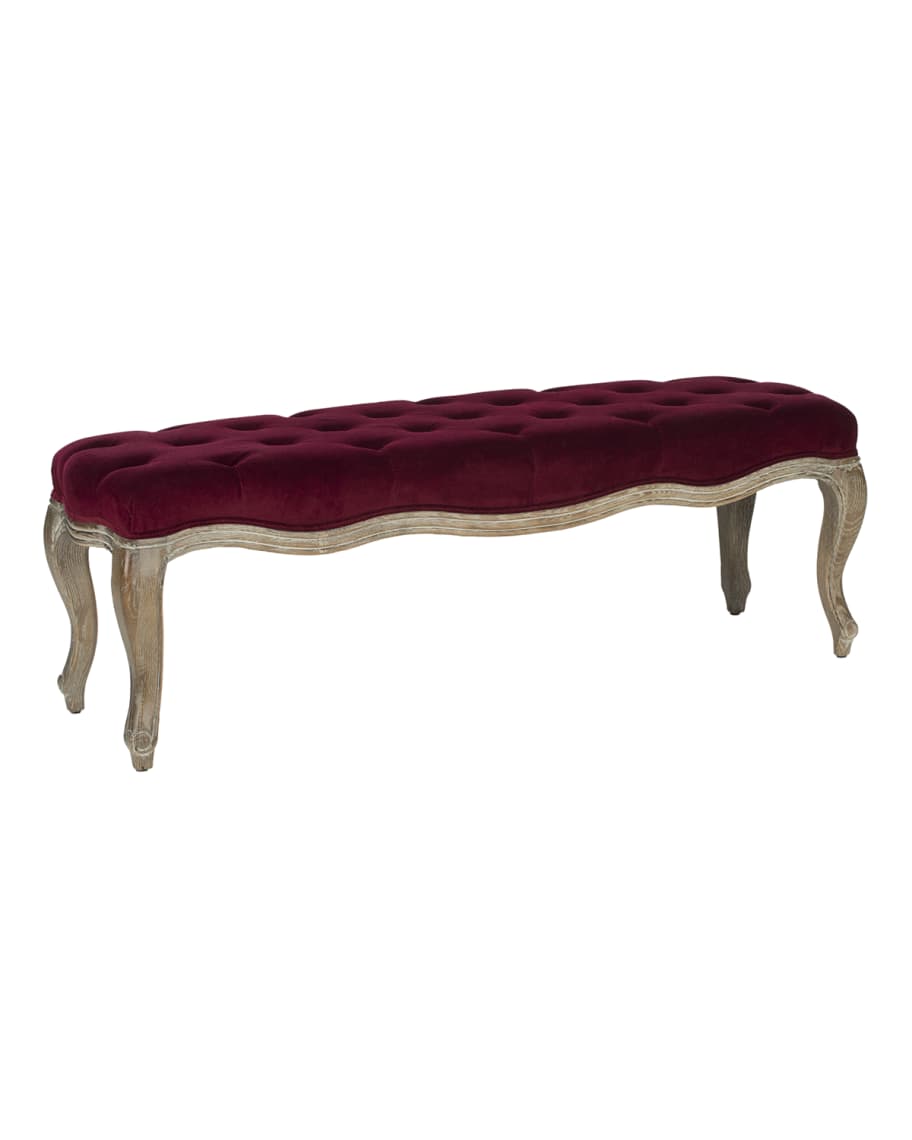 Image 1 of 2: Ramsey Cranberry Bench