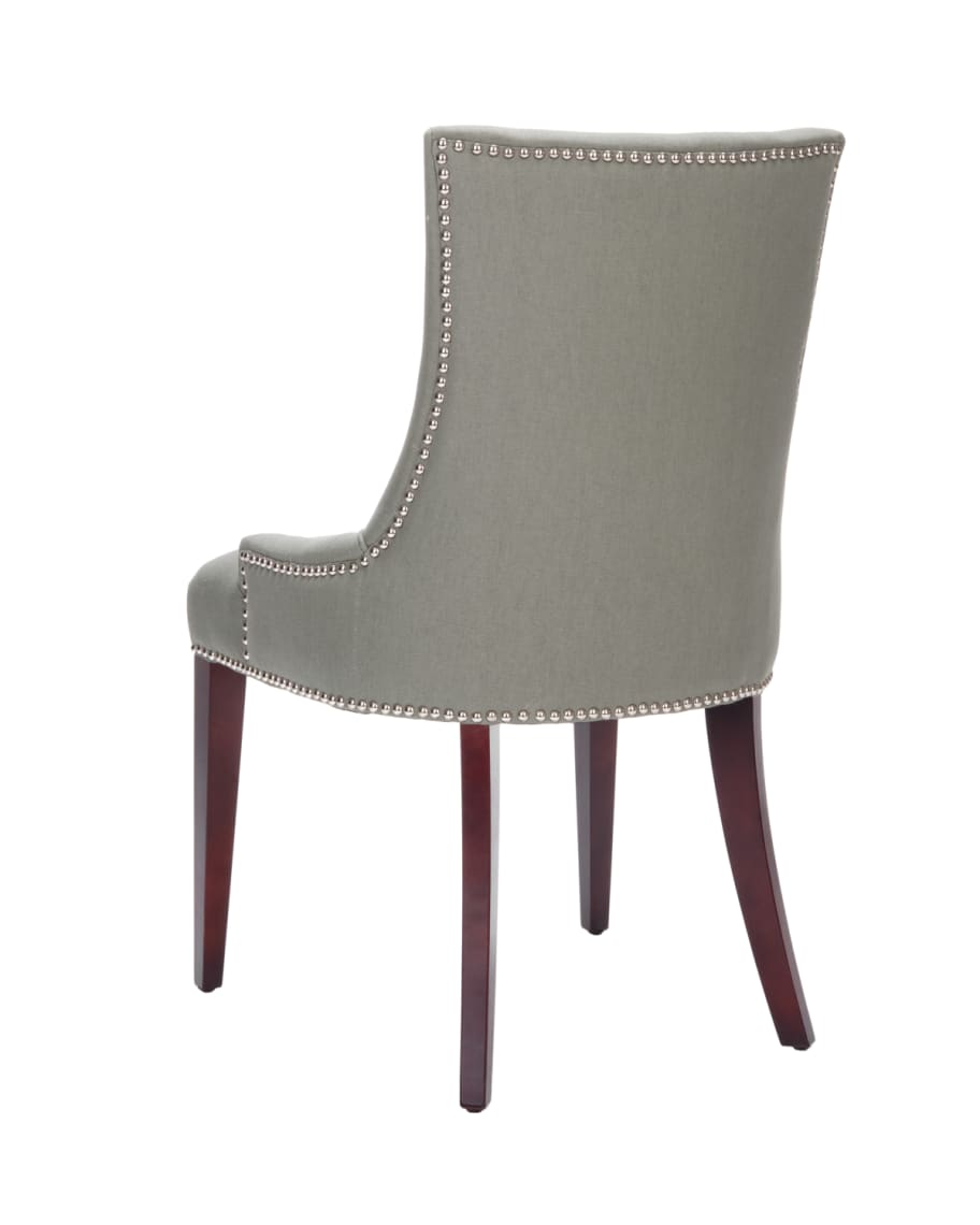Image 3 of 4: "Becca" Linen Dining Chair
