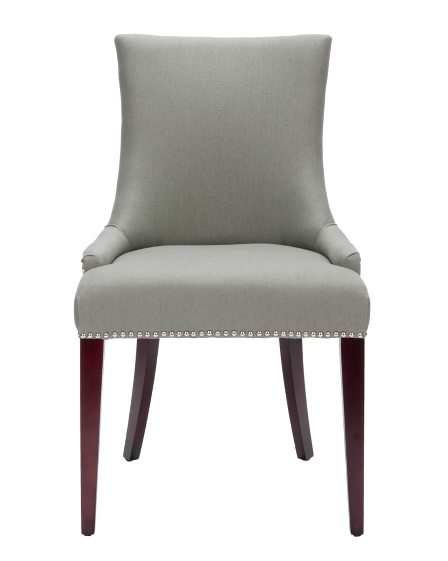 Image 1 of 4: "Becca" Linen Dining Chair