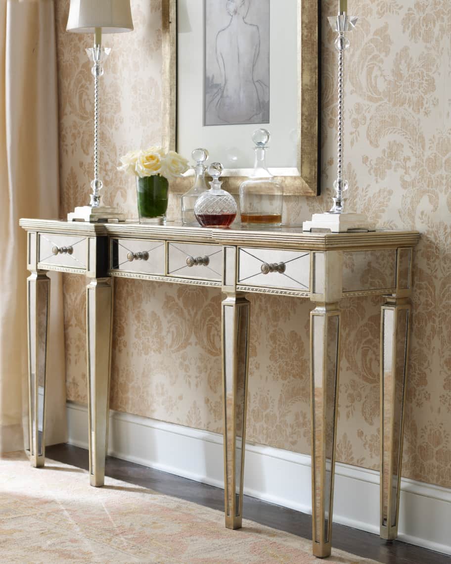 Image 1 of 2: Amelie Mirrored Console