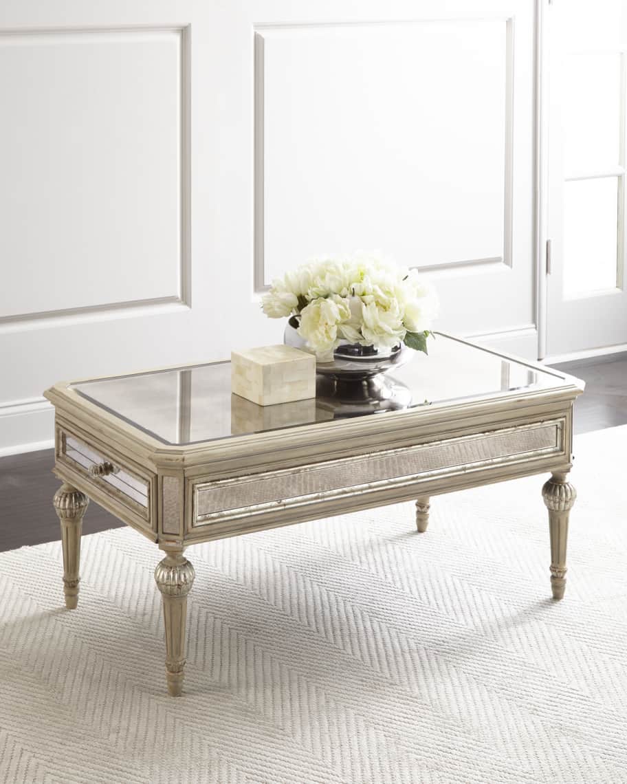 Image 1 of 5: Dresden Mirrored Coffee Table