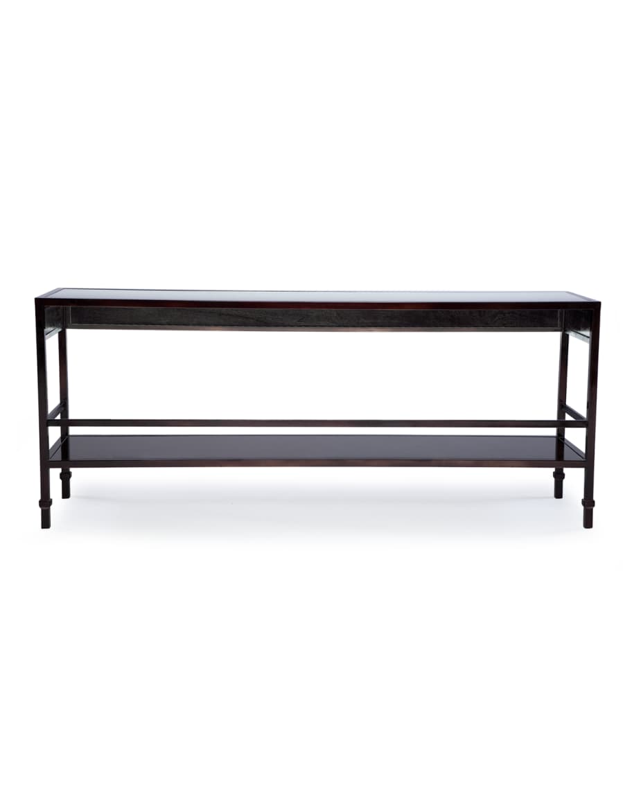 Image 1 of 3: Minks Metal Console Table