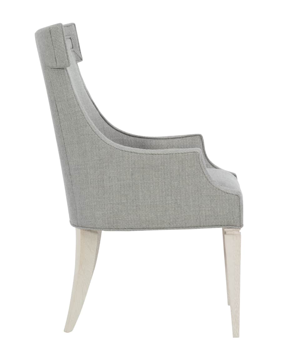 Image 2 of 2: Damonica Upholstered Dinning Arm Chair