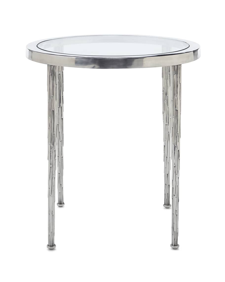 Image 2 of 2: Elsa Icicle Motif Side Table