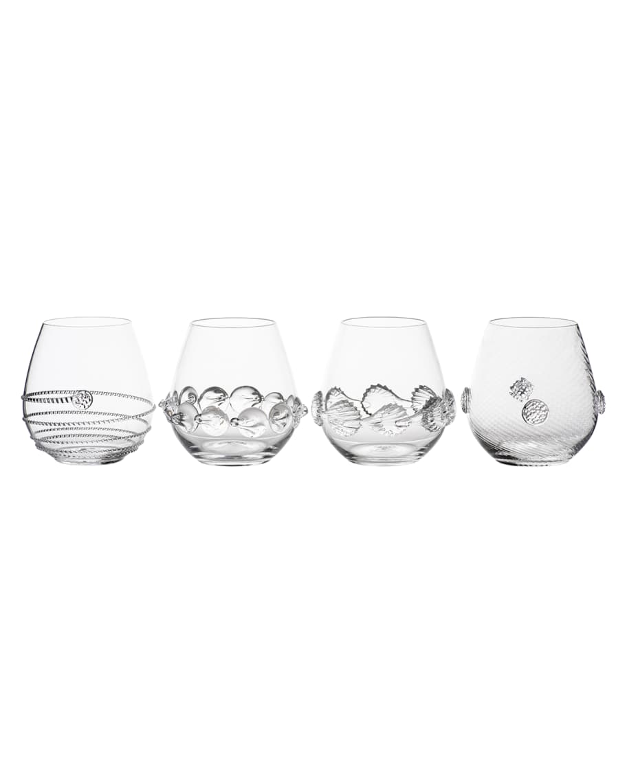 Image 1 of 2: Heritage Collectors Set/4 Stemless Red Wine Gift Set