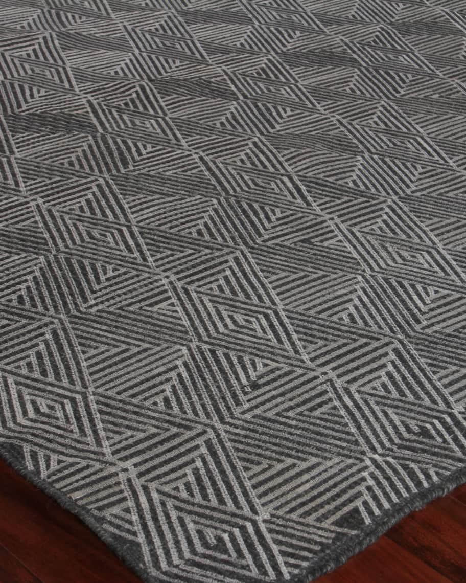 Image 3 of 4: Quinton Flat-Weave Rug, 12" x 15"