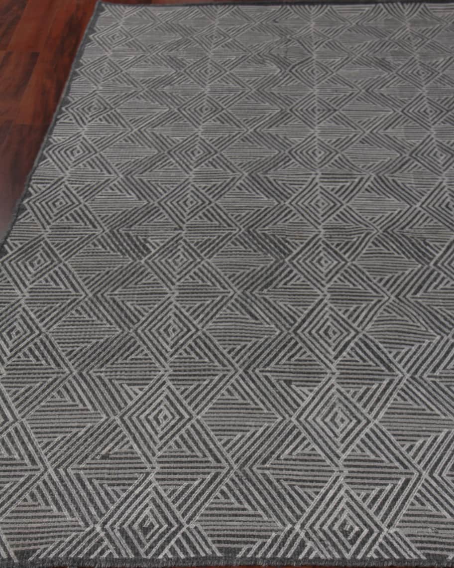 Image 1 of 4: Quinton Flat-Weave Rug, 12" x 15"