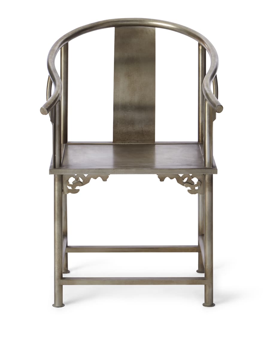Image 2 of 4: Karaze Metal Accent Chair