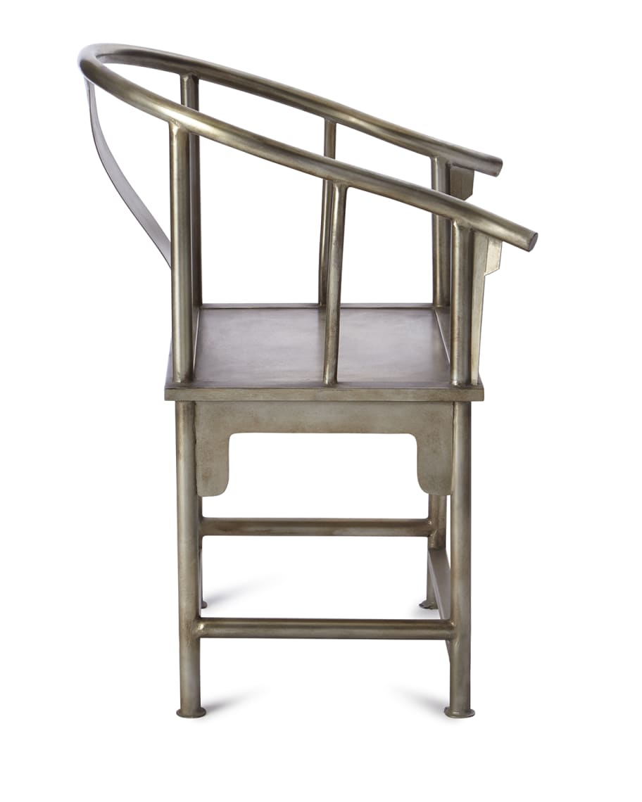 Image 3 of 4: Karaze Metal Accent Chair