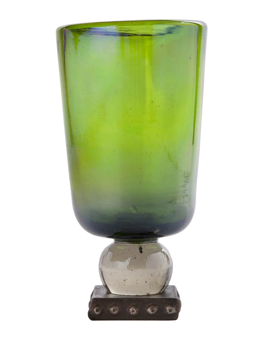 Image 1 of 1: Ramo Oversize Goblet, Green