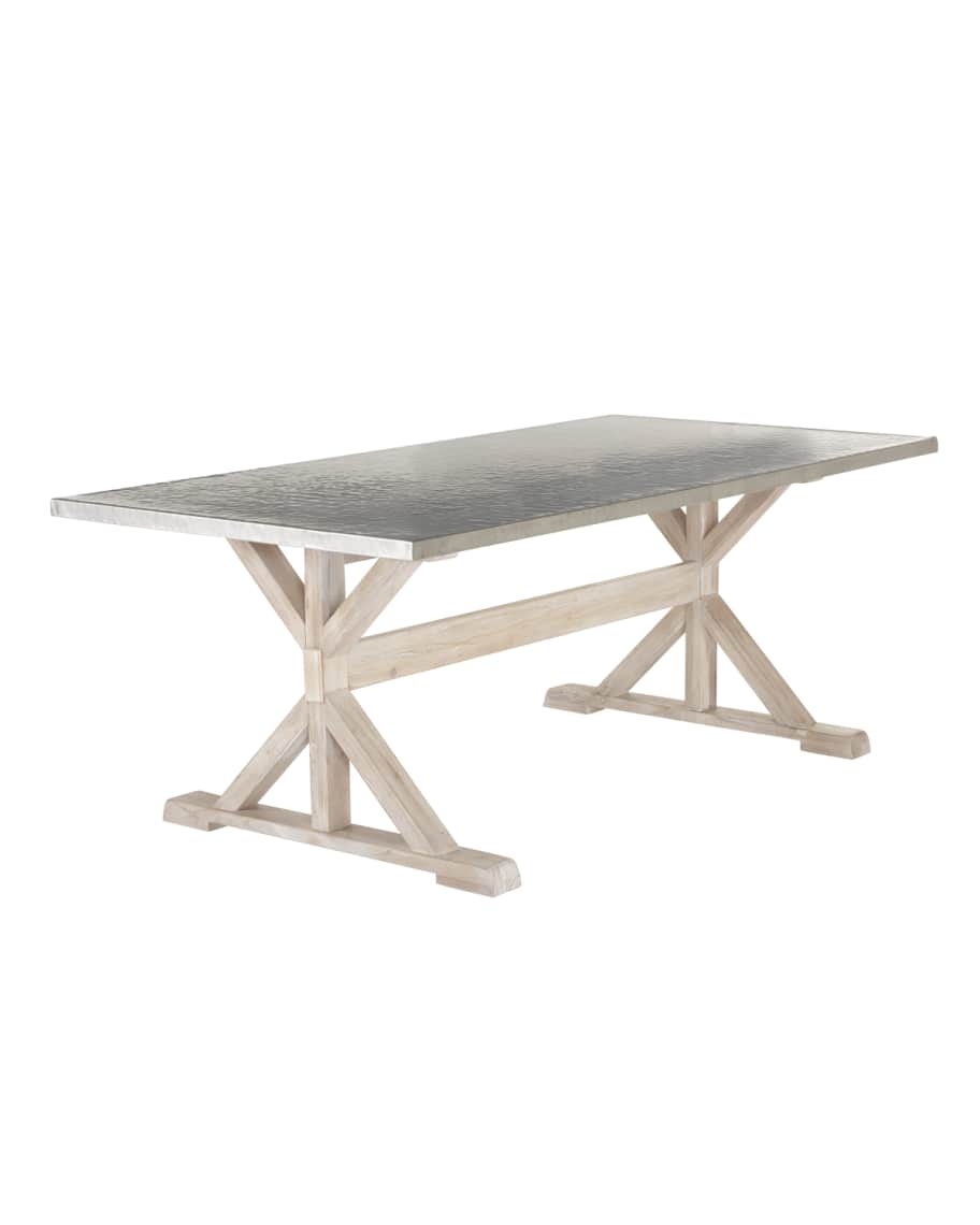 Image 2 of 3: Stockton Metal Dining Table