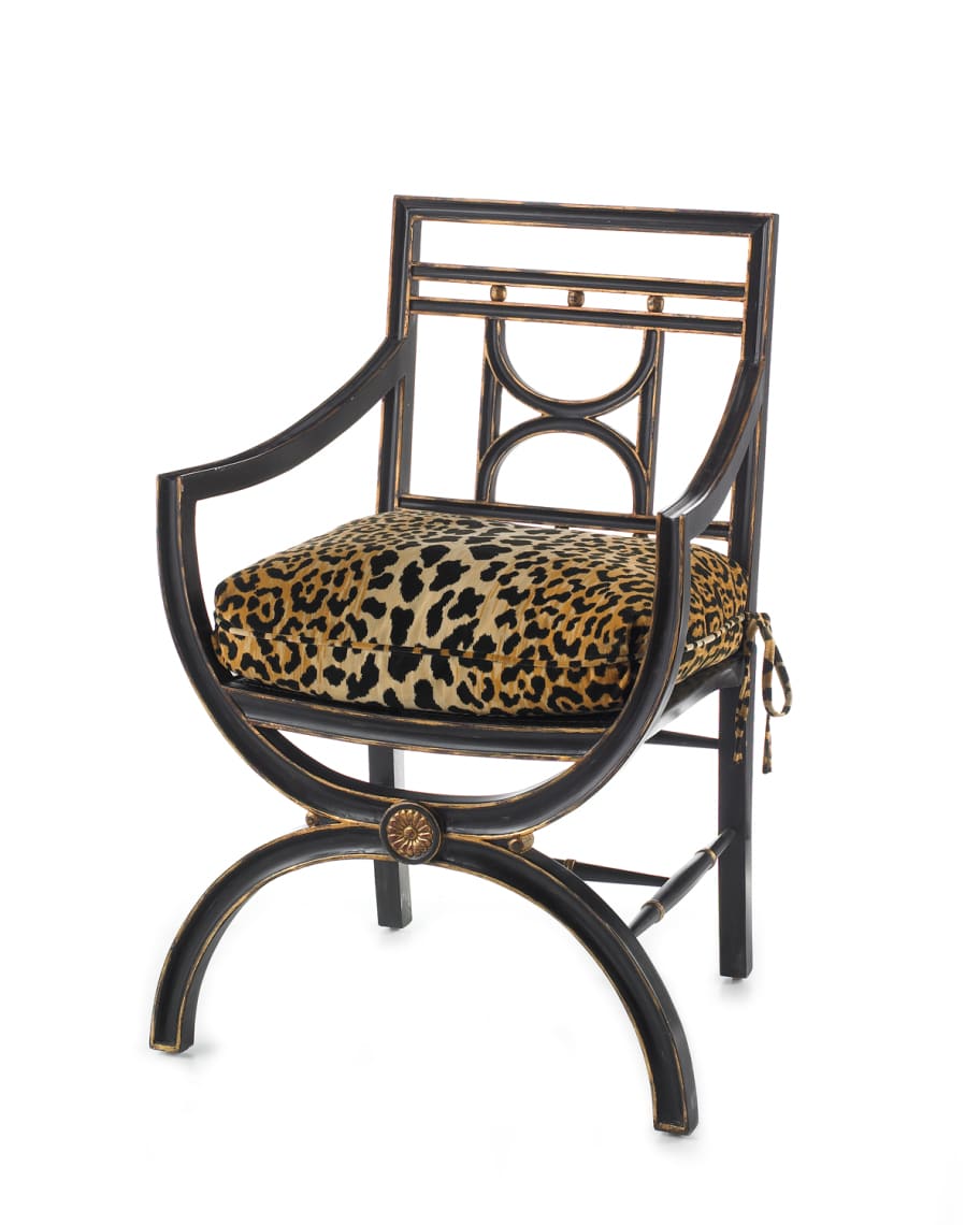 Image 3 of 3: "Cheetah" Roman Chair